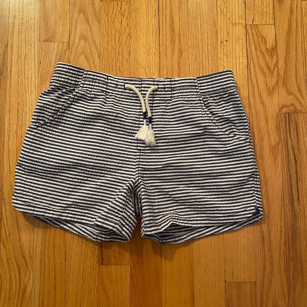 Old Navy Blue and White Striped Shorts